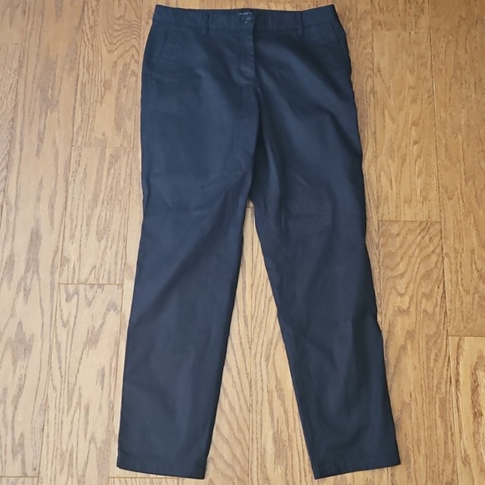 Talbots Relaxed Black Chino Pants Size 4